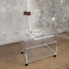 Vintage AKKO Inc. Lucite Cart & Swivel Tray