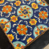 Antique Hispano Mosaic Tile Top Side Table