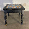 Antique Hispano Mosaic Tile Top Side Table