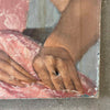 1950's Oil on Canvas Lady Portrait Painting