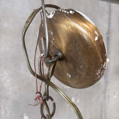 Vintage Mid Century Modern Brutalist Chandelier By Tom Green