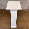 Vintage All Wood Pillar Painted White #2