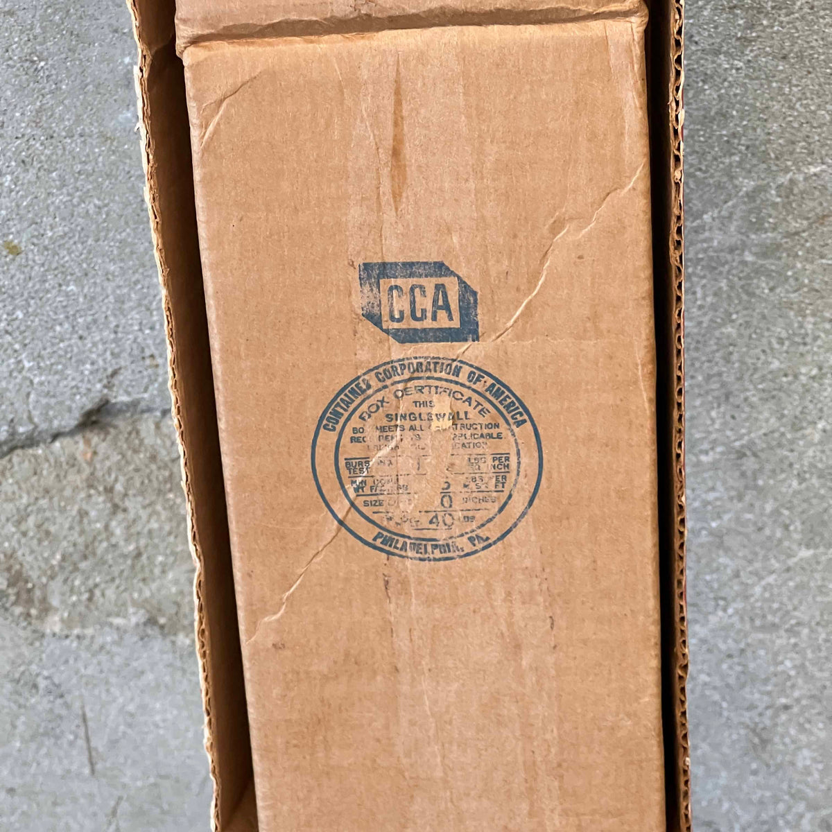 Vintage United States Flag Kit In Original Box With Eagle Topper