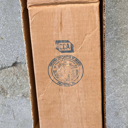 Vintage United States Flag Kit In Original Box With Eagle Topper