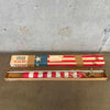 Vintage United States Flag Kit In Original Box With Eagle Topper