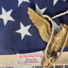 Vintage United States Flag Kit In Original Box With Eagle Topper