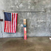 Vintage United States Flag Kit In Original Box With Eagle Topper