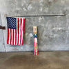 Vintage United States Flag Kit In Original Box With Eagle Topper