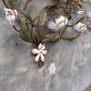 Tole Magnolia Hollywood Regency Wall Light Fixture