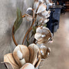 Tole Magnolia Hollywood Regency Wall Light Fixture