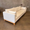 Crate & Barrel Pacific Wood Bench Sofa
