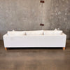 Crate & Barrel Pacific Wood Bench Sofa