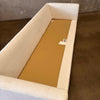 Crate & Barrel Pacific Wood Bench Sofa