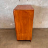 Vintage Art Deco "Skyliner" Highboy Dresser By Heywood Wakefield