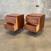 Pair of Mid Century Walnut Nightstands Mainline by Hooker