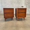 Pair of Mid Century Walnut Nightstands Mainline by Hooker
