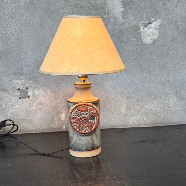Danish Landscape Ceramic Table Lamp