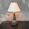 Danish Green Ceramic Table Lamp