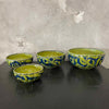 Vintage Set Of 4 Mexican Pottery Bowls