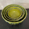 Vintage Set Of 4 Mexican Pottery Bowls