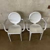 Pair Of Brushed Aluminum Armchairs In The Style Of Emeco Kong Chair