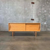 Mid Century Style Oak Credenza