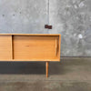 Mid Century Style Oak Credenza