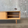 Mid Century Style Oak Credenza