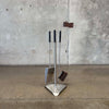 Modernist Fireplace Tool Set, Made In Germany