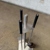 Modernist Fireplace Tool Set, Made In Germany