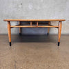 Mid Century Modern Lane Acclaim Square Walnut Coffee Table In Original Finish