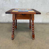 Vintage Rustic California Tile Top Table