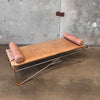 CB2 La Strizza Saddle Leather Bench
