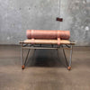 CB2 La Strizza Saddle Leather Bench