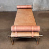 CB2 La Strizza Saddle Leather Bench