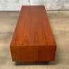 Mid Century Brown Saltman Coffee Table w/Two Drawers