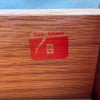 Mid Century Brown Saltman Coffee Table w/Two Drawers