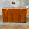 Vintage Sun Cabinet Company Teak Encased Desk