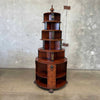 Vintage Thomasville Hemingway Rotating Bookcase