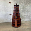 Vintage Thomasville Hemingway Rotating Bookcase