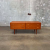Danish Modern Low Teak Cabinet by Poul Hundevad