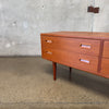 Danish Modern Low Teak Cabinet by Poul Hundevad