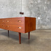 Danish Modern Low Teak Cabinet by Poul Hundevad