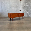 Danish Modern Low Teak Cabinet by Poul Hundevad