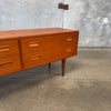 Danish Modern Low Teak Cabinet by Poul Hundevad