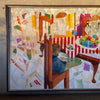 Modern Abstract Oil on Board Painting by Andrew Gerb
