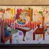 Modern Abstract Oil on Board Painting by Andrew Gerb