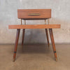 Mid Century End Table 2-Tiered