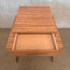 Mid Century End Table 2-Tiered