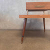 Mid Century End Table 2-Tiered